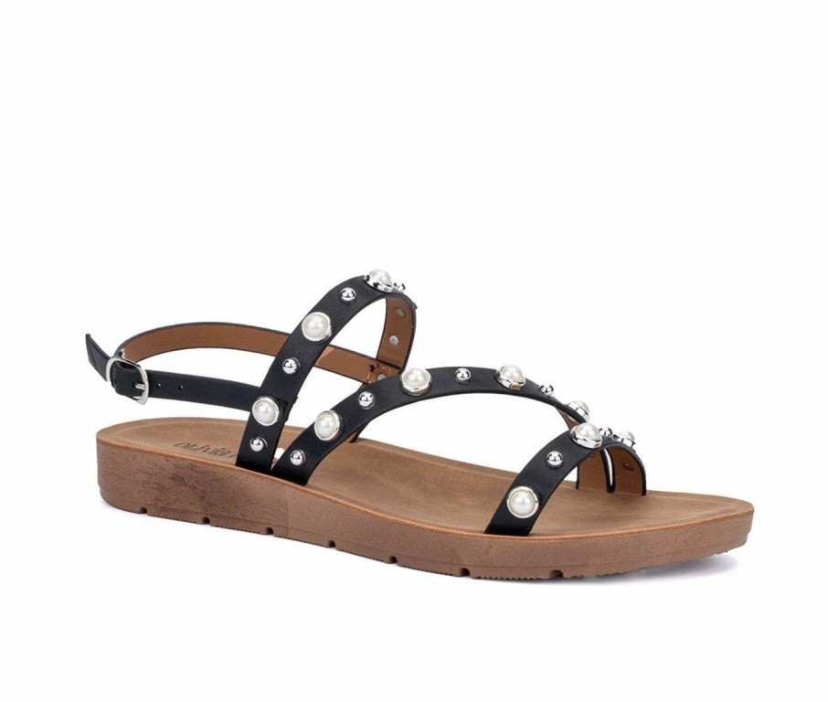 Footbed Sandals * | Women'S Olivia Miller Perla Sandals