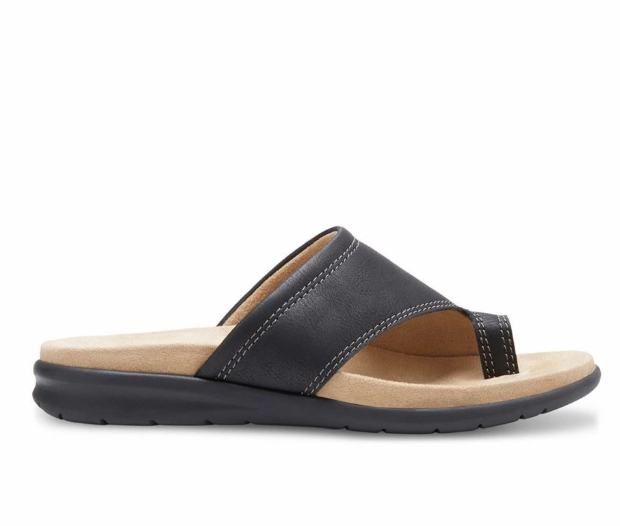 Flat Sandals * | Women'S Eastland Dallas Thong Slide Sandals