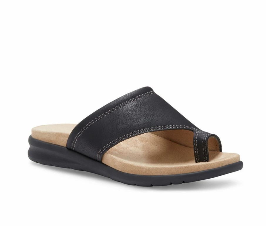 Flat Sandals * | Women'S Eastland Dallas Thong Slide Sandals