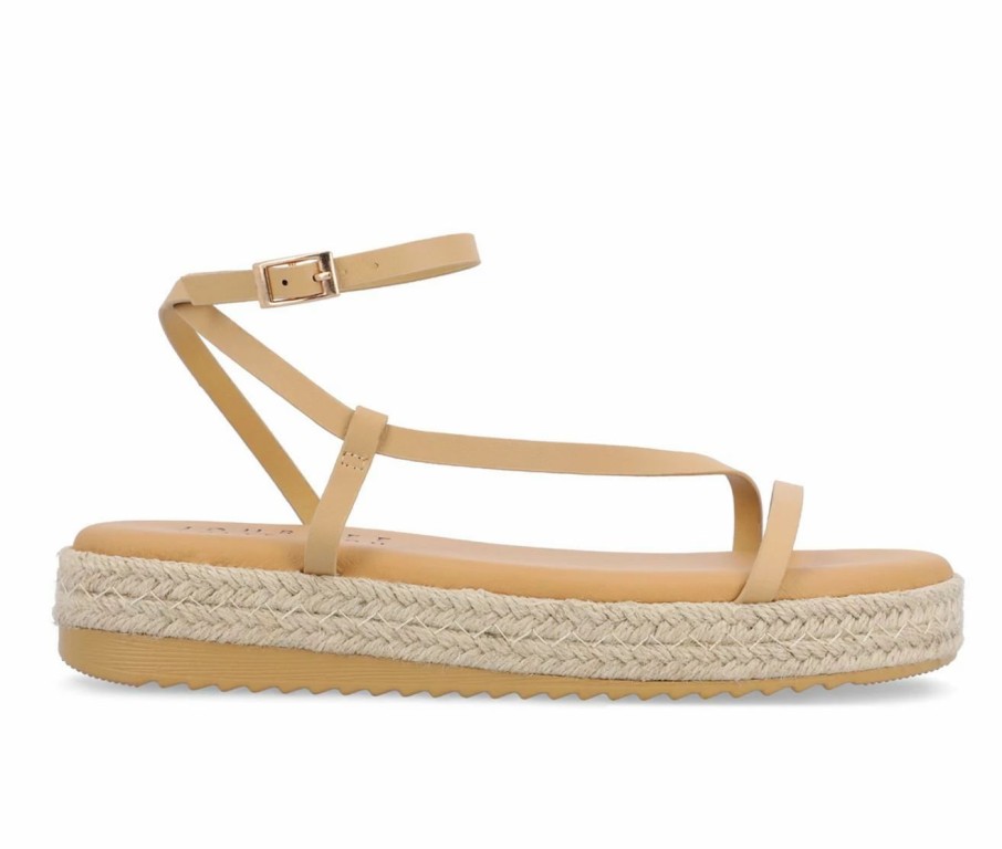 Espadrille Sandals * | Women'S Journee Collection Odelia Espadrille Platform Sandals