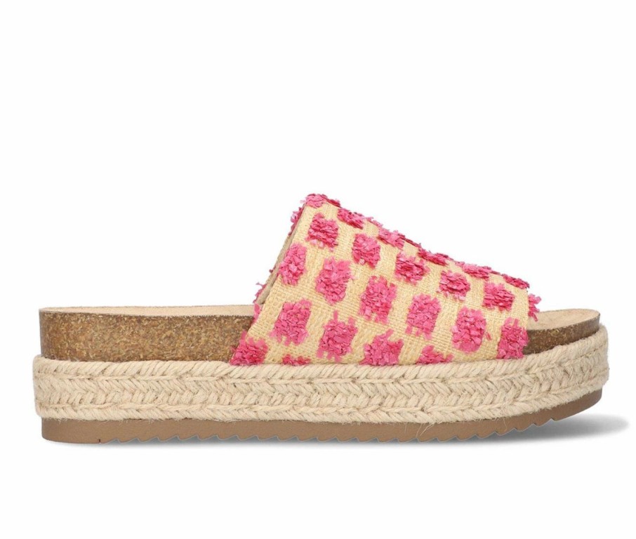 Espadrille Sandals * | Women'S Bella Vita Satara Espadrille Flatform Sandals