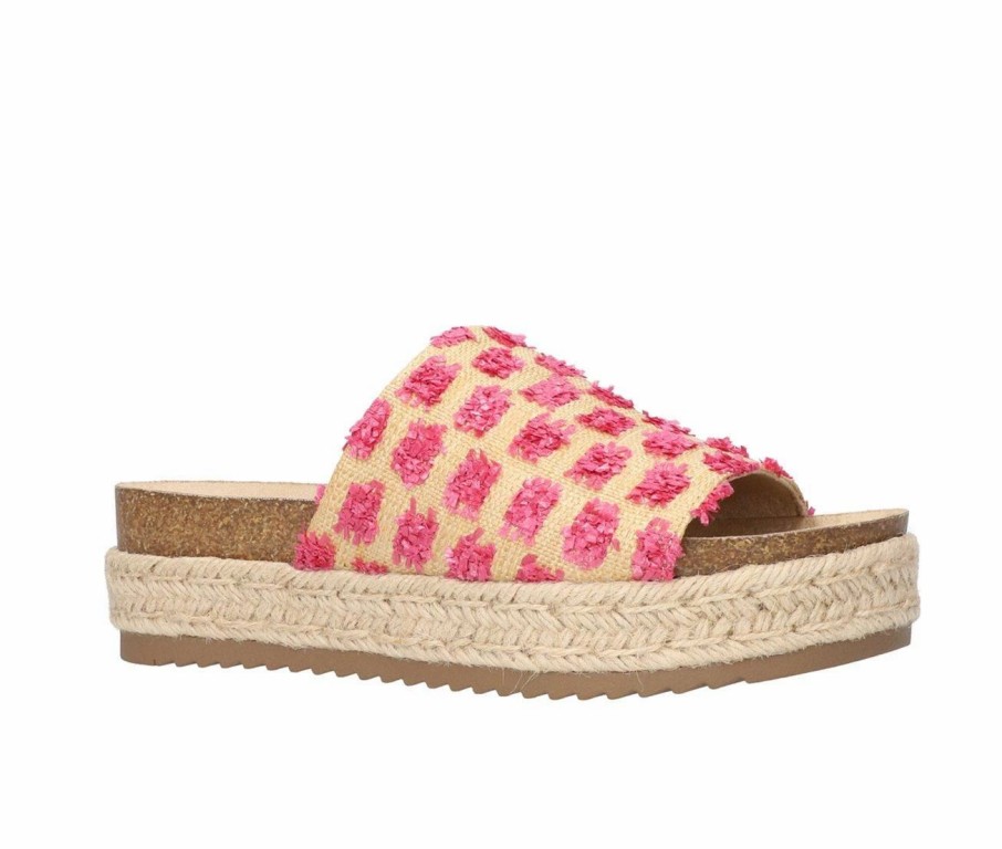 Espadrille Sandals * | Women'S Bella Vita Satara Espadrille Flatform Sandals