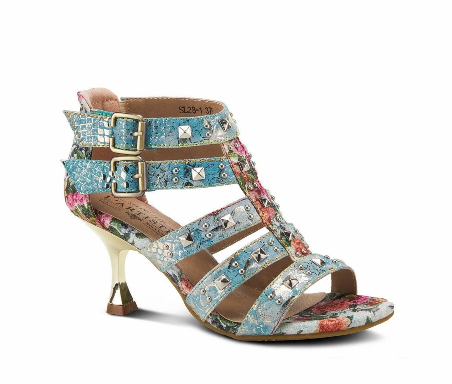 Heeled Sandals * | Women'S L'Artiste Delectable Strappy Dress Sandals