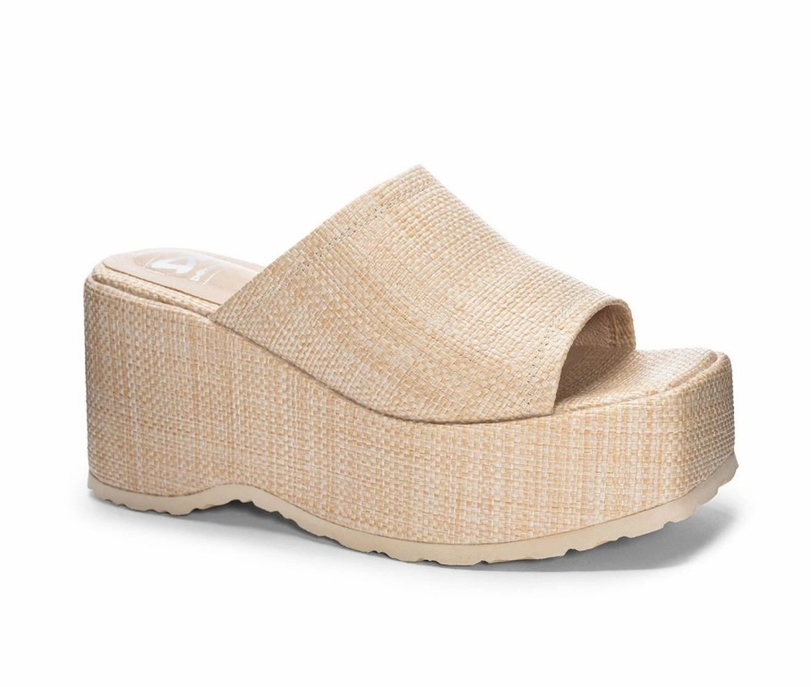 Heeled Sandals * | Women'S Dirty Laundry Trighton Platform Wedge Sandals