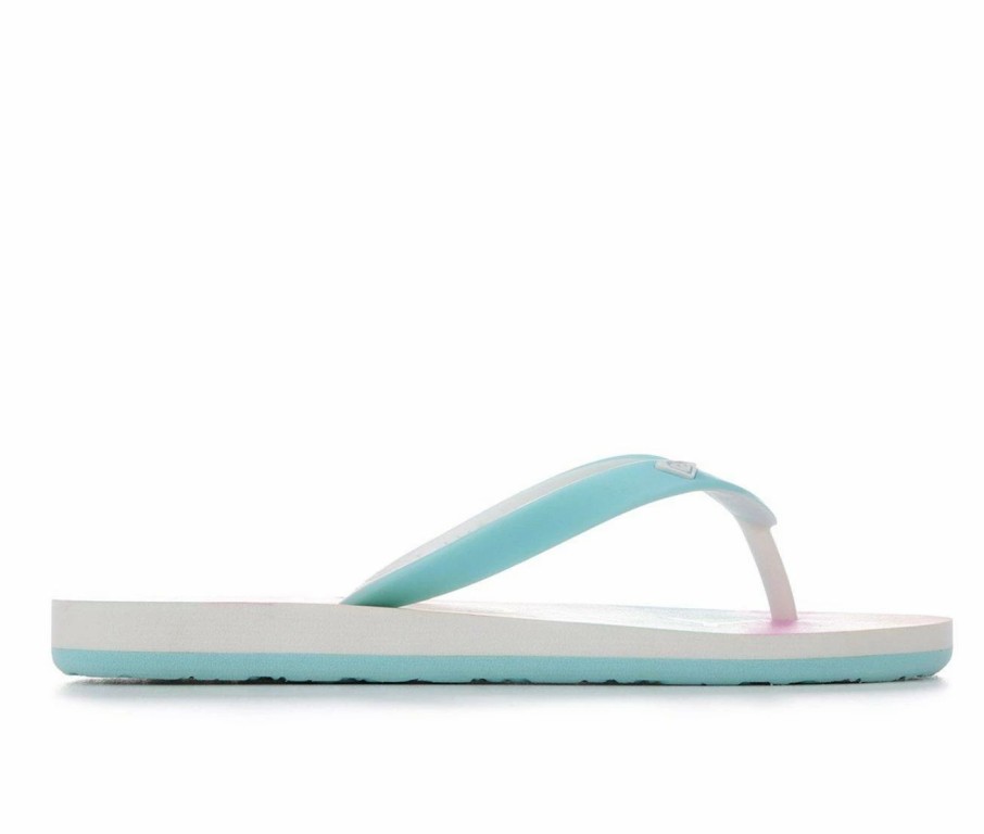 Flip-Flops * | Girls' Roxy Little Kid & Big Kid Tahiti Vii Flip-Flops