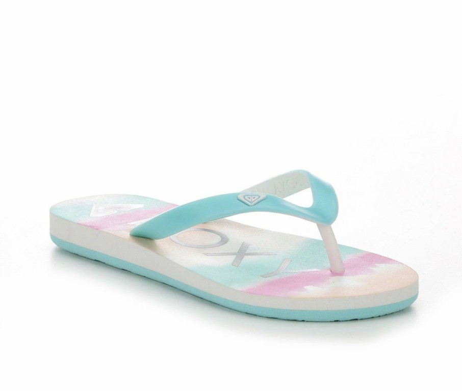 Flip-Flops * | Girls' Roxy Little Kid & Big Kid Tahiti Vii Flip-Flops