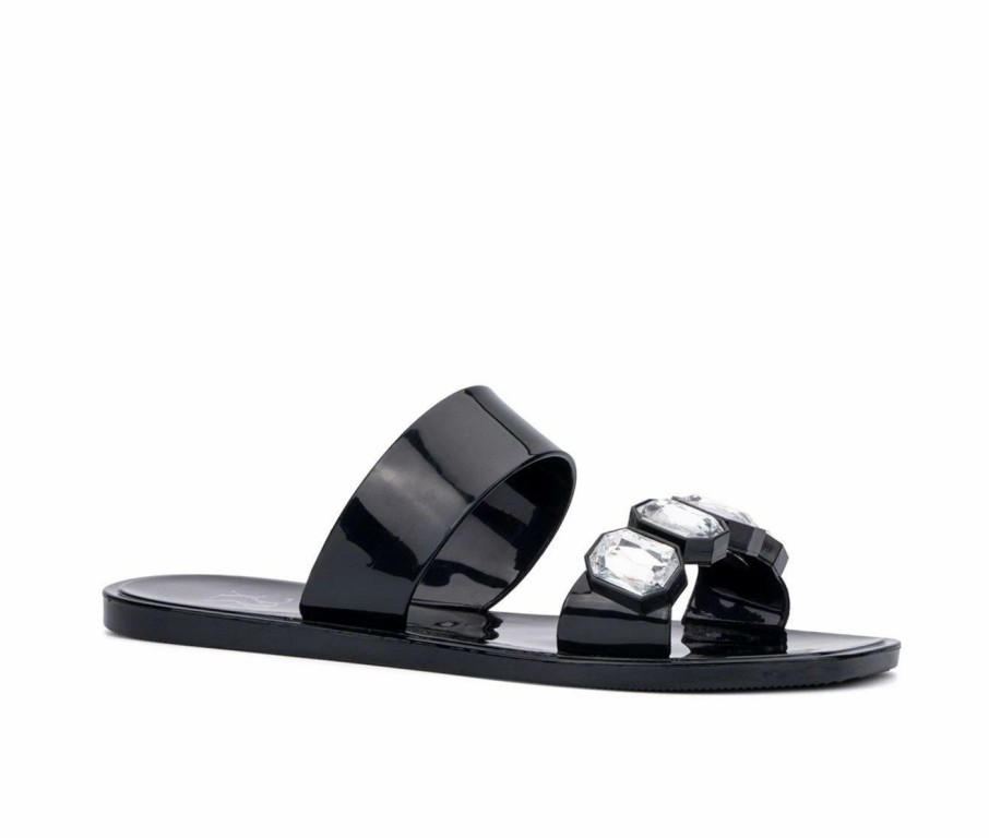 Flat Sandals * | Women'S New York And Company Chantalle Jelly Sandals