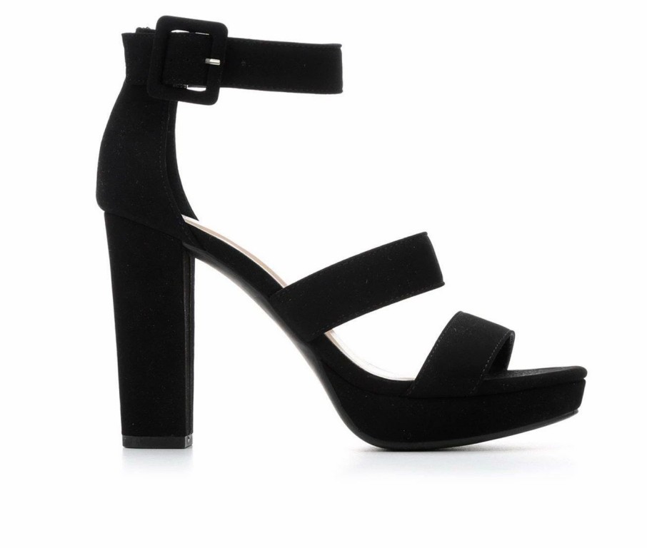 Heeled Sandals * | Women'S Y-Not Triple Dress Sandals