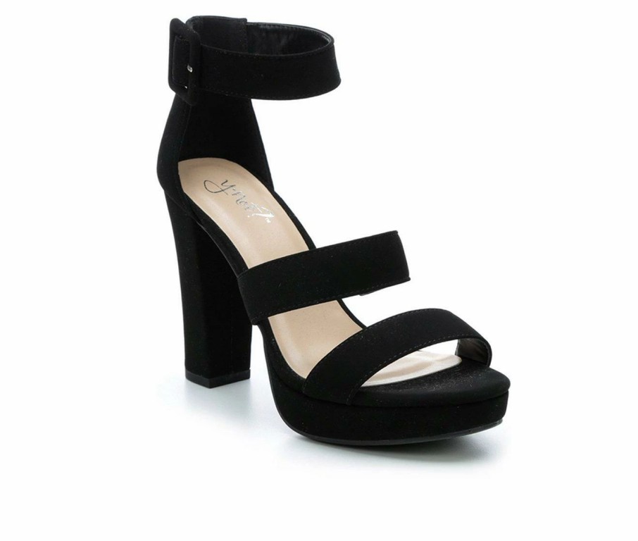 Heeled Sandals * | Women'S Y-Not Triple Dress Sandals