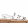 Flat Sandals * | Women'S Olivia Miller Crystal Clear Sandals