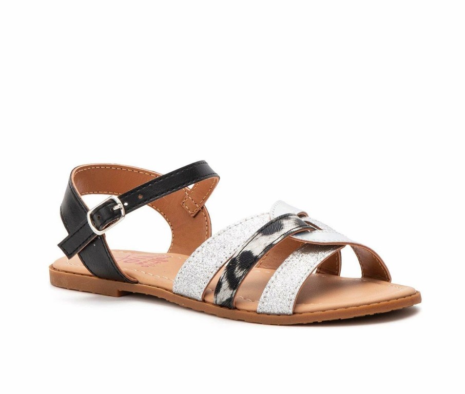 Flat Sandals * | Girls' Olivia Miller Little Kid & Big Kid Leopard For Days Sandals