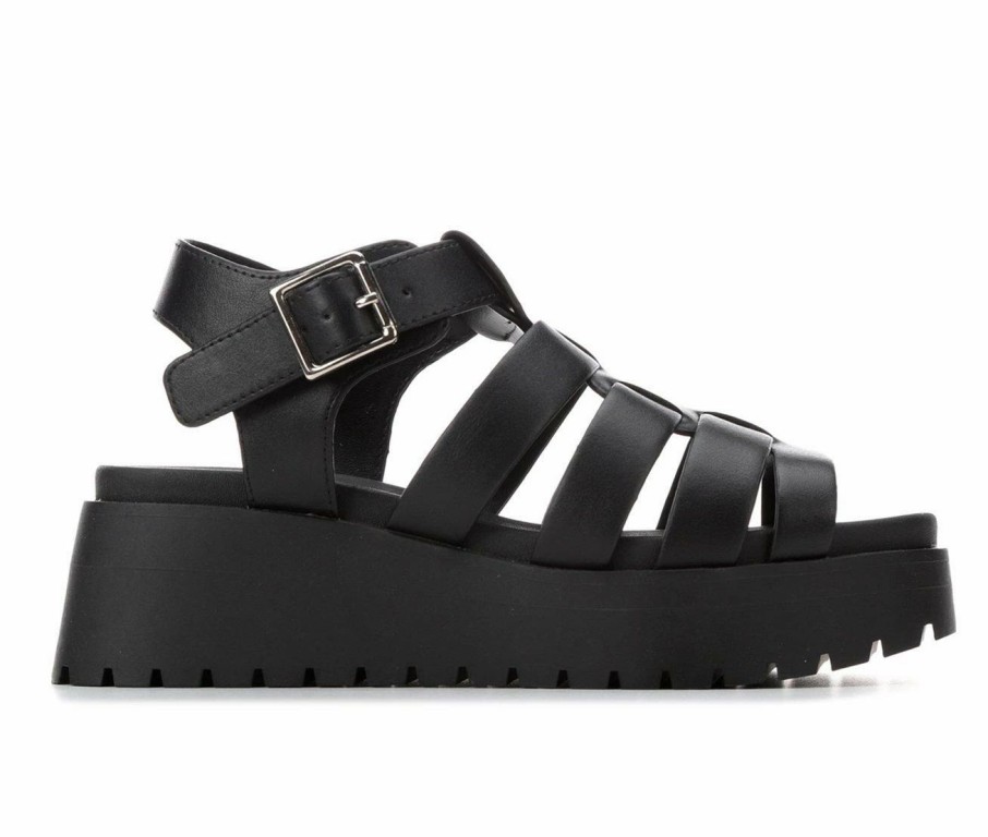 Platform Sandals * | Women'S Soda Pullout Platform Sandals