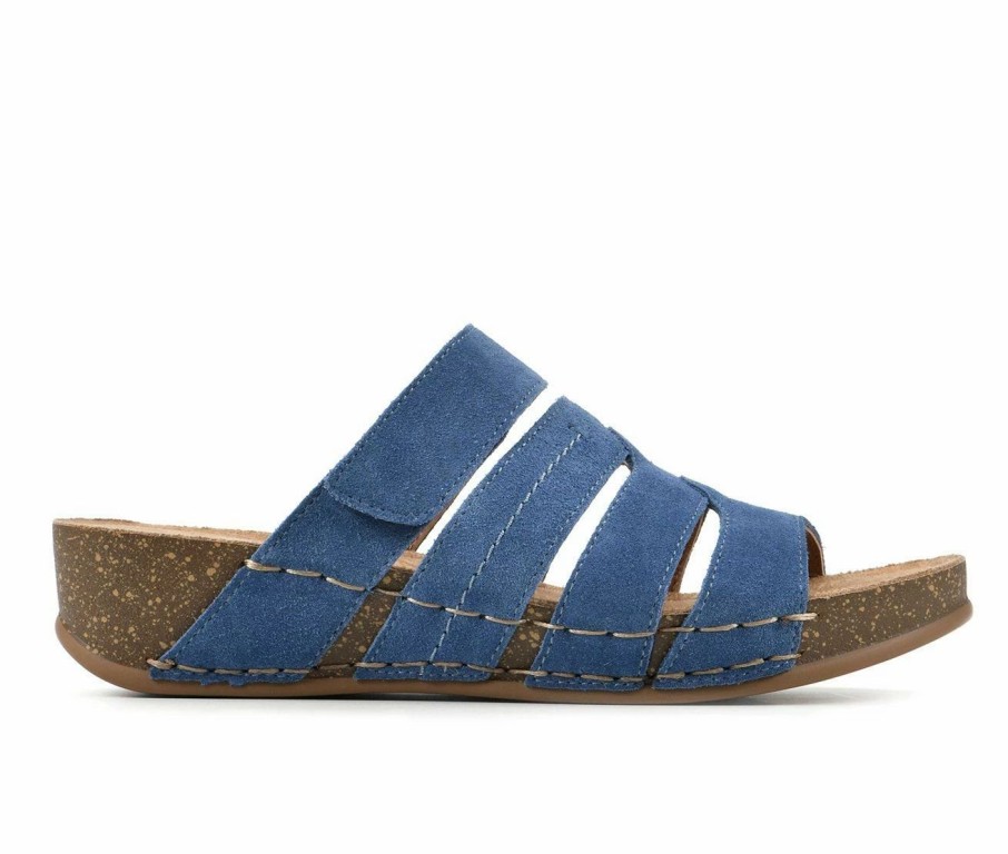 Footbed Sandals * | Women'S White Mountain Fame Footbed Sandals