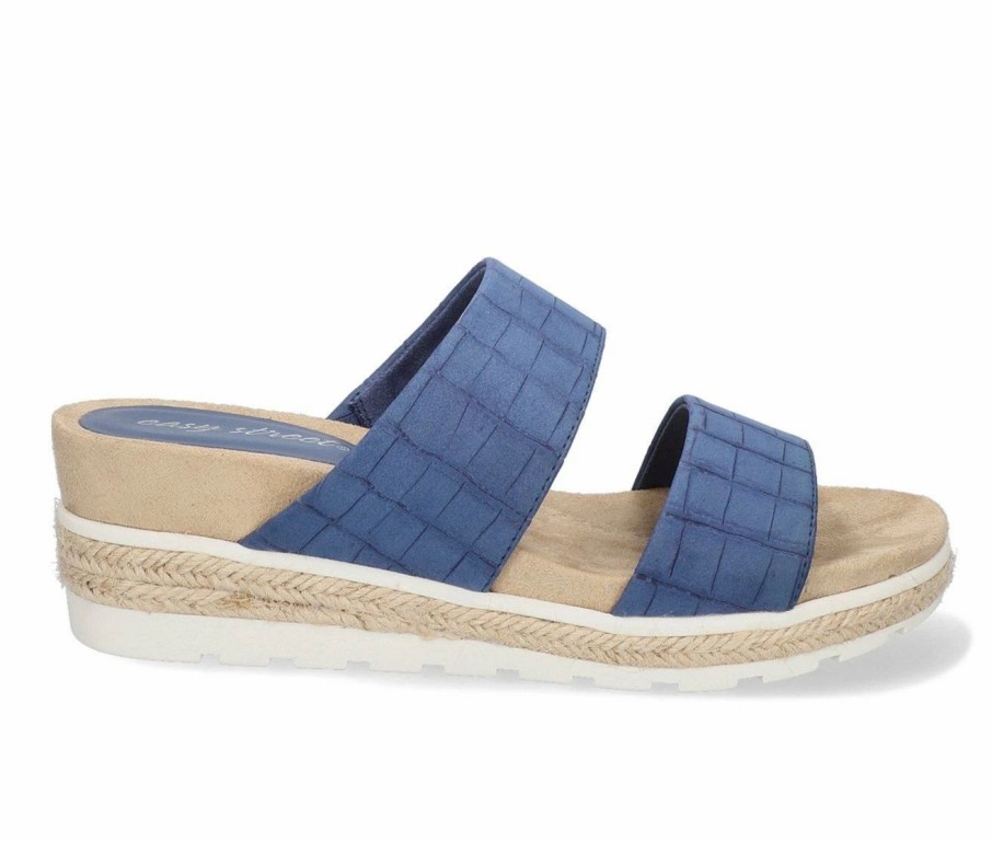 Espadrille Sandals * | Women'S Easy Street Maryann Wedge Sandals