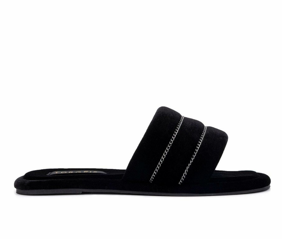 Flat Sandals * | Torgeis Georgina Slide Sandals