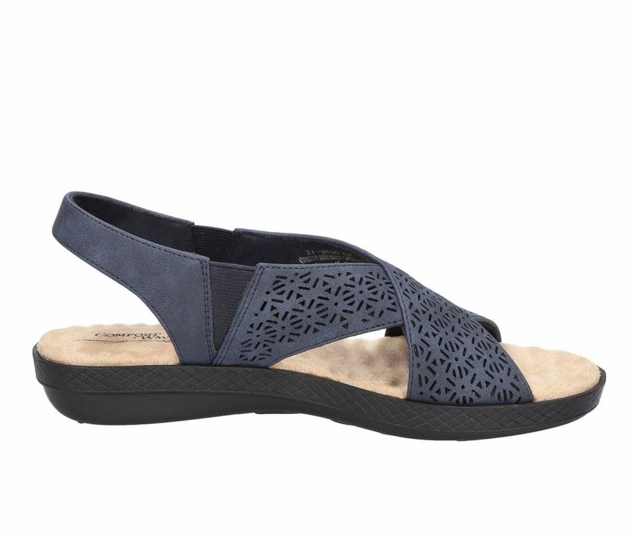 Flat Sandals * | Women'S Easy Street Claudia Sandals