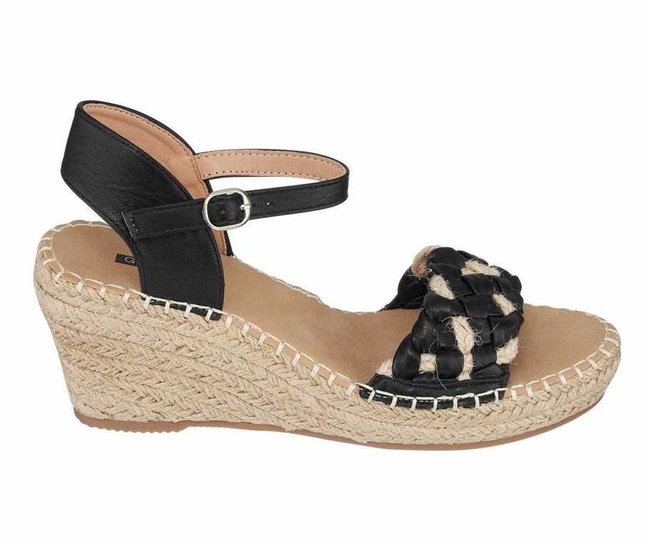 Espadrille Sandals * | Women'S Gc Shoes Cati Espadrille Wedge Sandals