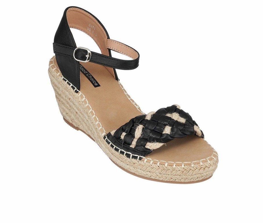 Espadrille Sandals * | Women'S Gc Shoes Cati Espadrille Wedge Sandals