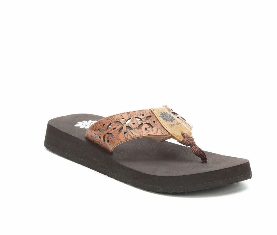 Flip-Flops * | Women'S Yellow Box Sharen Flip-Flops