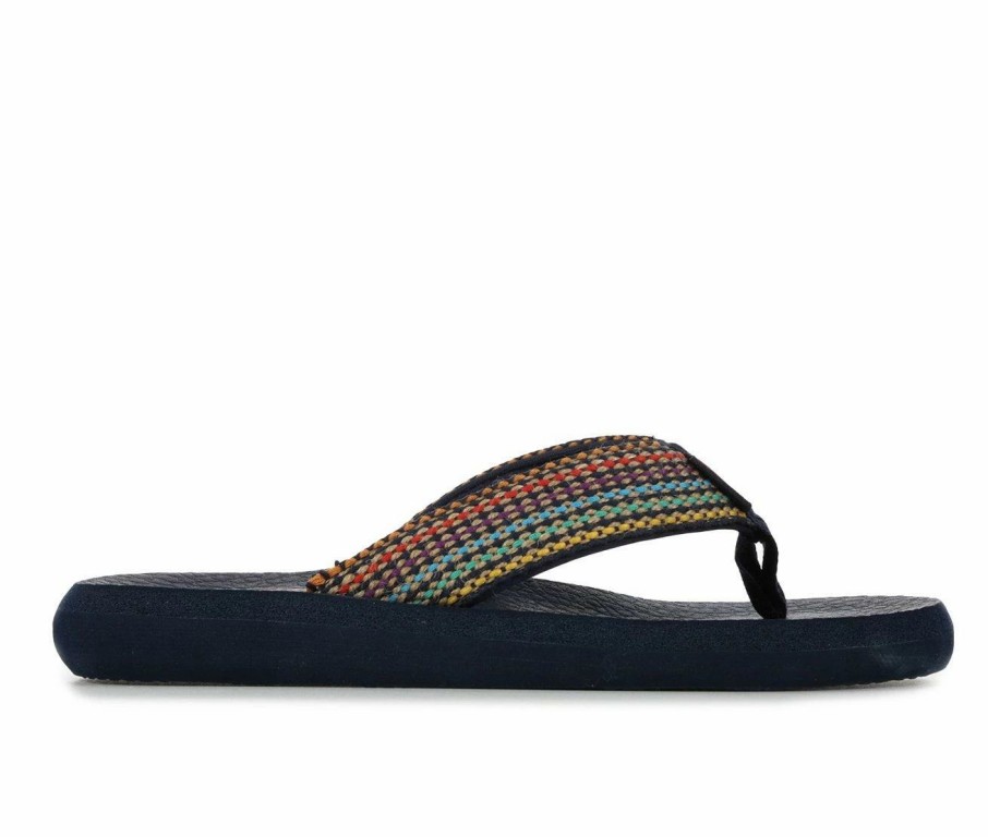 Flip-Flops * | Women'S Skechers Cali Asana Mixed Signals Flip-Flops