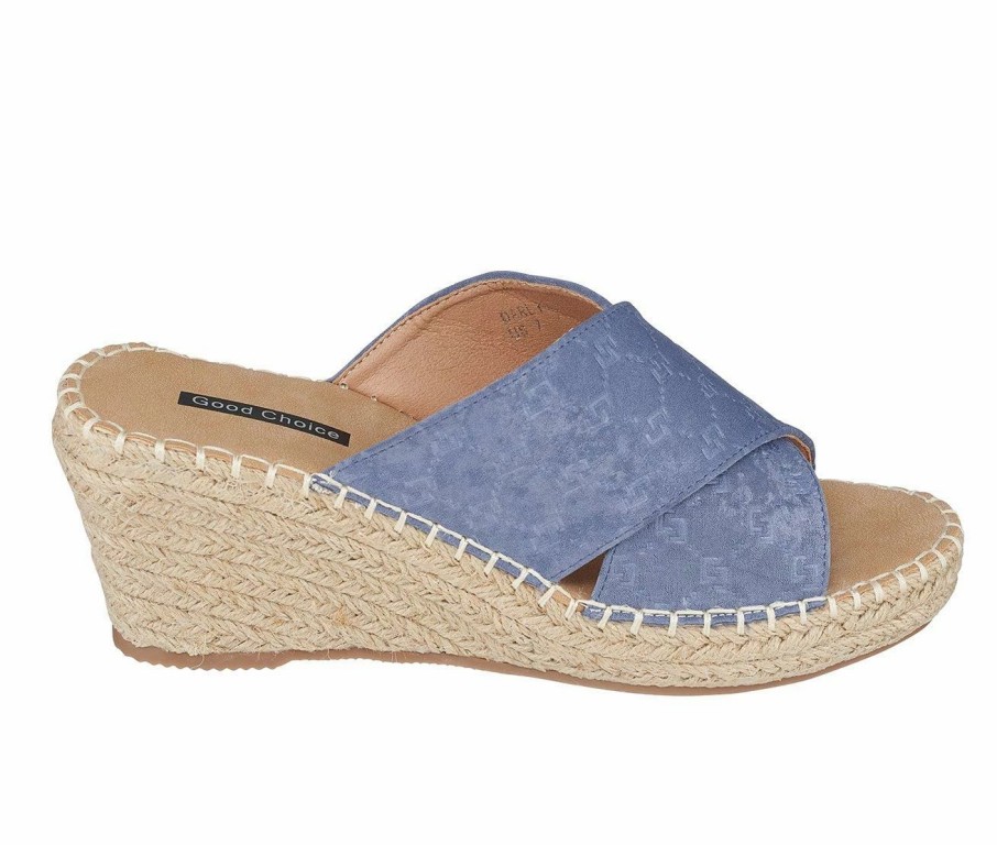 Espadrille Sandals * | Women'S Gc Shoes Darline Espadrille Wedge Sandals