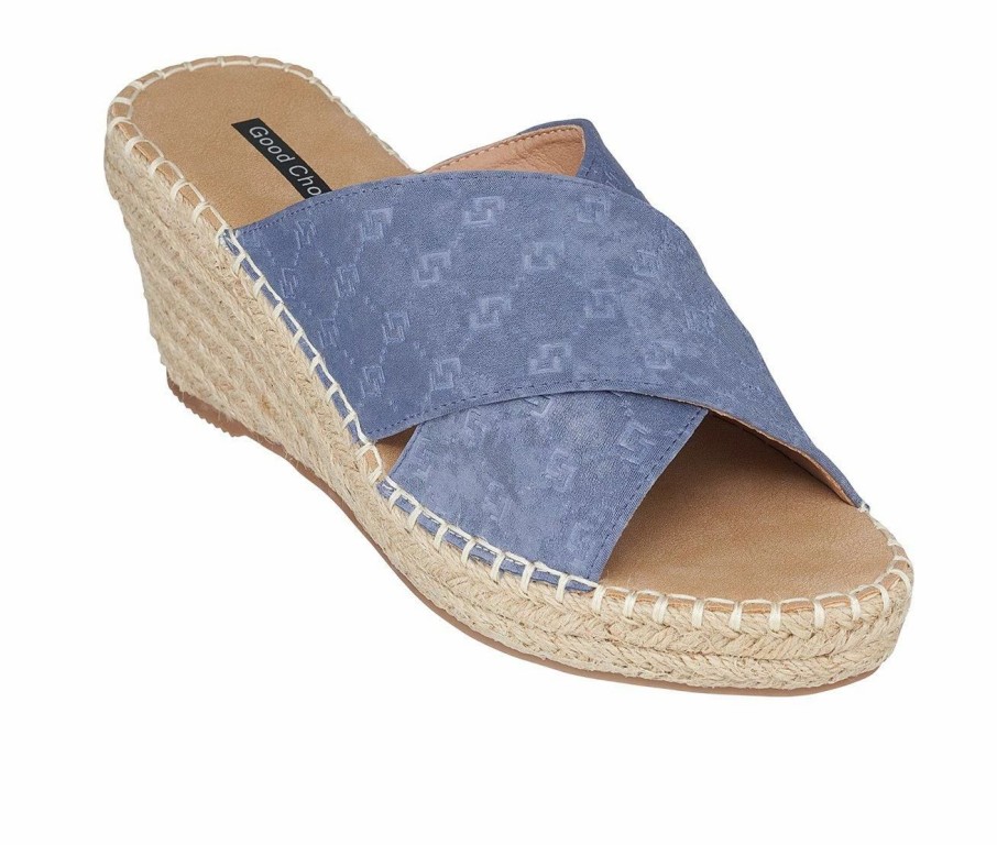 Espadrille Sandals * | Women'S Gc Shoes Darline Espadrille Wedge Sandals