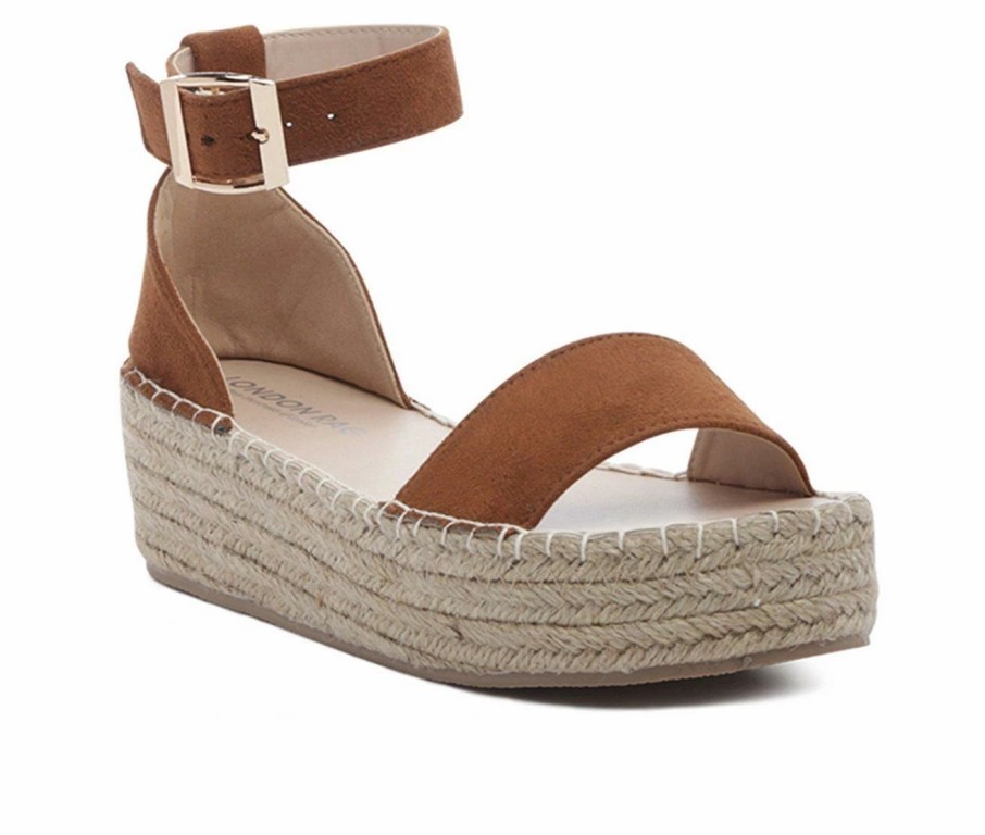 Espadrille Sandals * | Women'S London Rag Diyora Espadrille Wedge Sandals