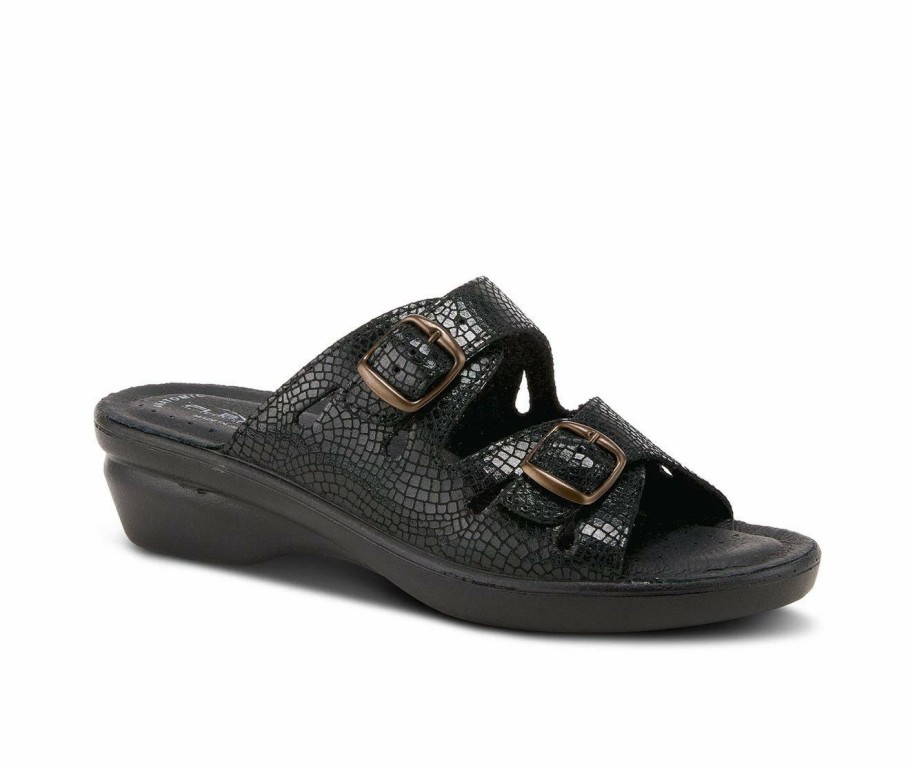 Flat Sandals * | Women'S Flexus Becca-Snake Sandals