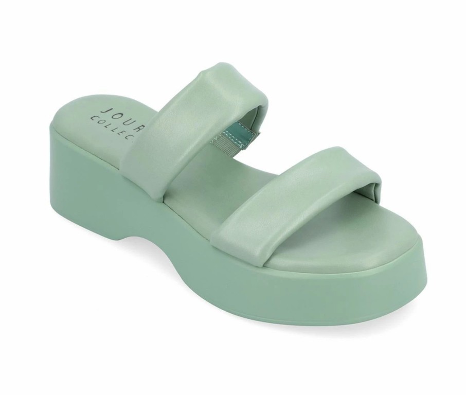 Platform Sandals * | Women'S Journee Collection Veradie Wedge Sandals