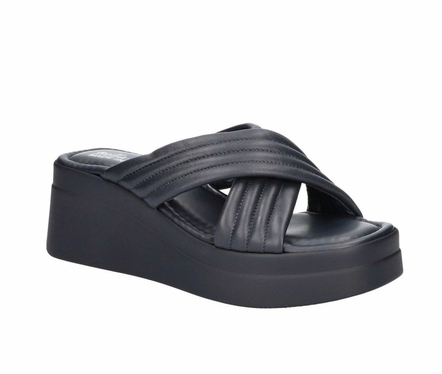 Platform Sandals * | Women'S Bella Vita Italy Maz Platform Wedge Sandals