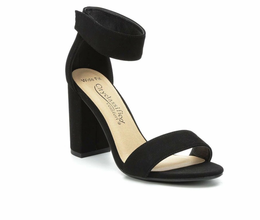 Heeled Sandals * | Women'S City Classified Elliot Dress Sandals