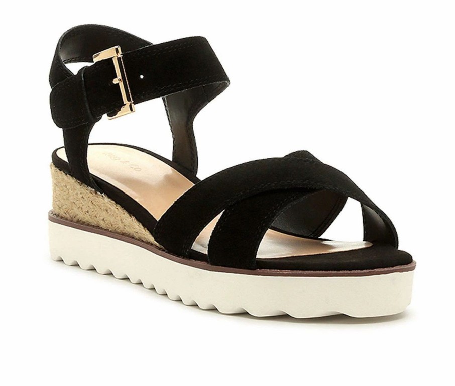 Espadrille Sandals * | Women'S Rag & Co Casa Wedge Sandals