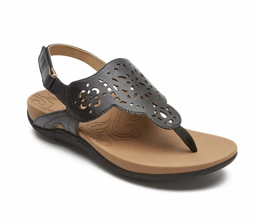 Flip-Flops * | Women'S Rockport Ridge Circle Sling Sandals