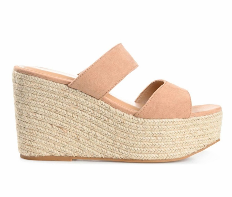 Platform Sandals * | Women'S Journee Collection Ilyana Espadrille Platform Wedge