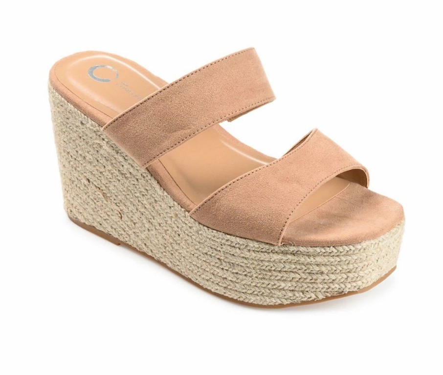 Platform Sandals * | Women'S Journee Collection Ilyana Espadrille Platform Wedge