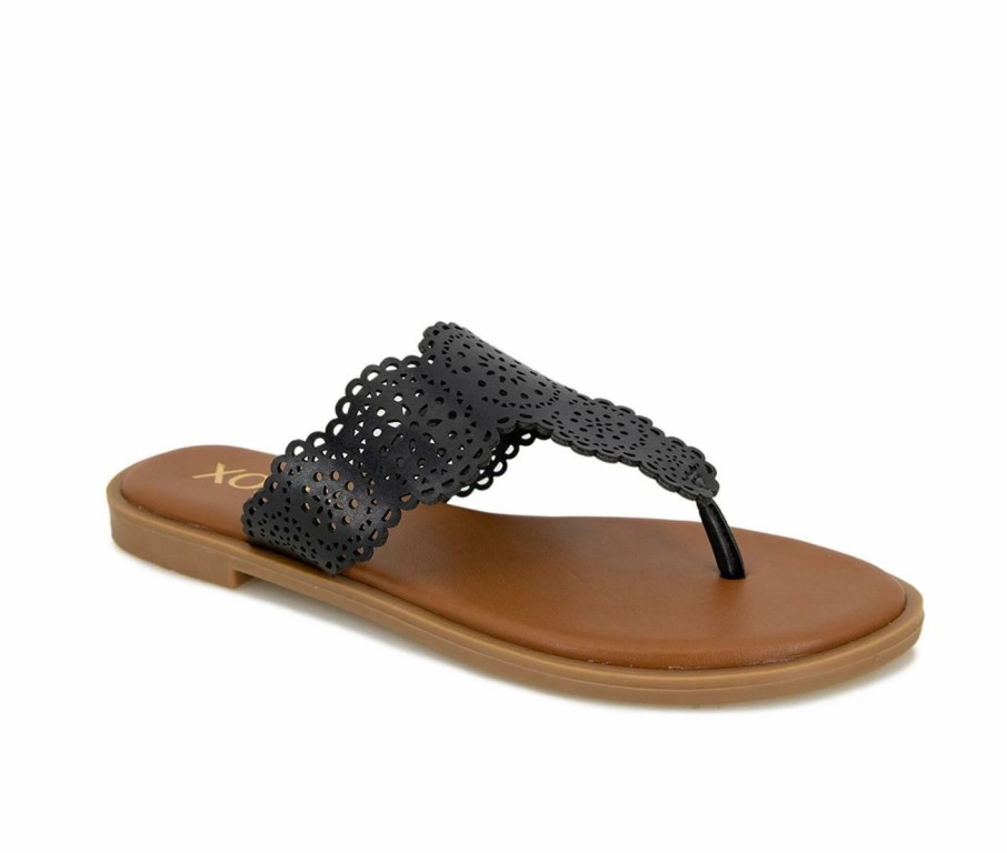 Flat Sandals * | Women'S Xoxo Miami Flip-Flop Sandals