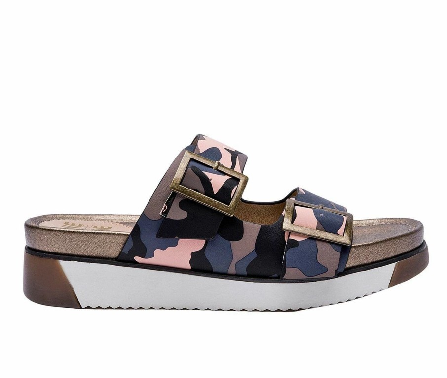 Flat Sandals * | Women'S Jane And The Shoe Jessica Flatform Sandals