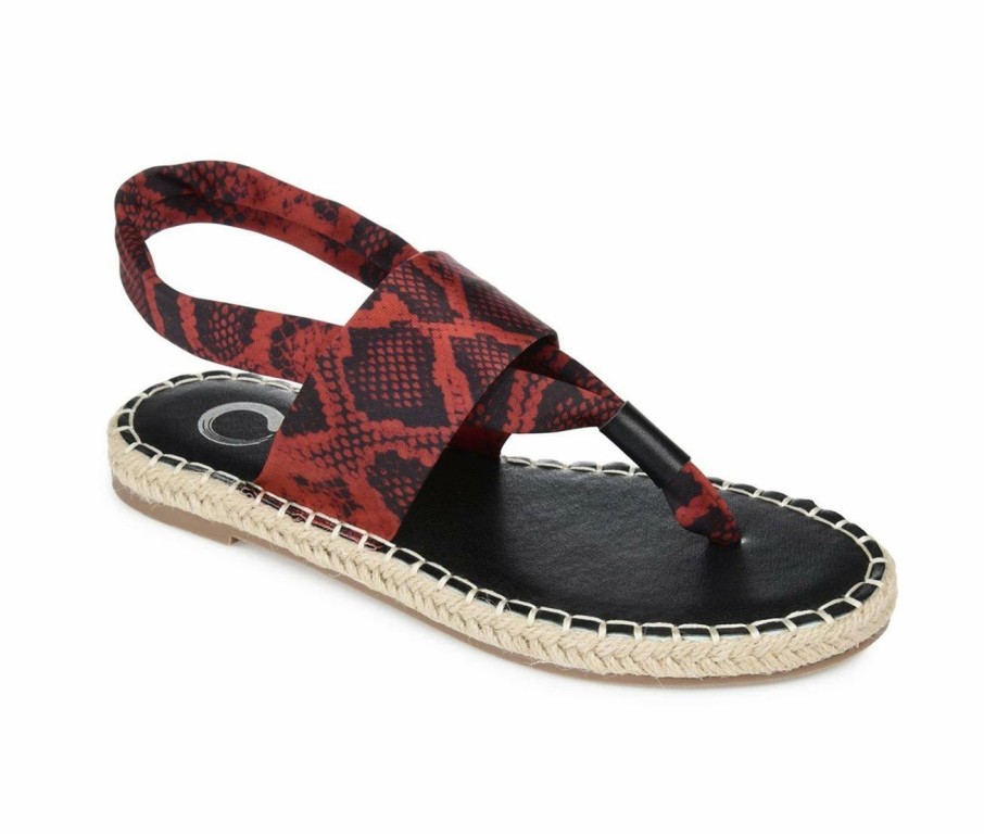 Espadrille Sandals * | Women'S Journee Collection Flin Espadrille Sandals