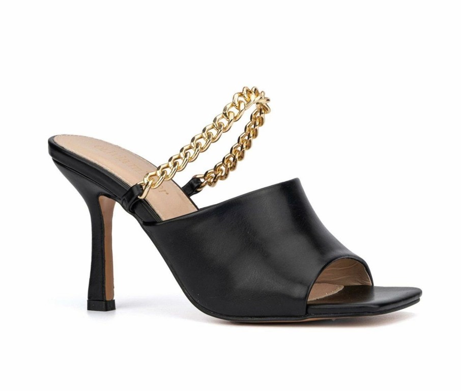 Heeled Sandals * | Women'S Olivia Miller Nelly Dress Sandals