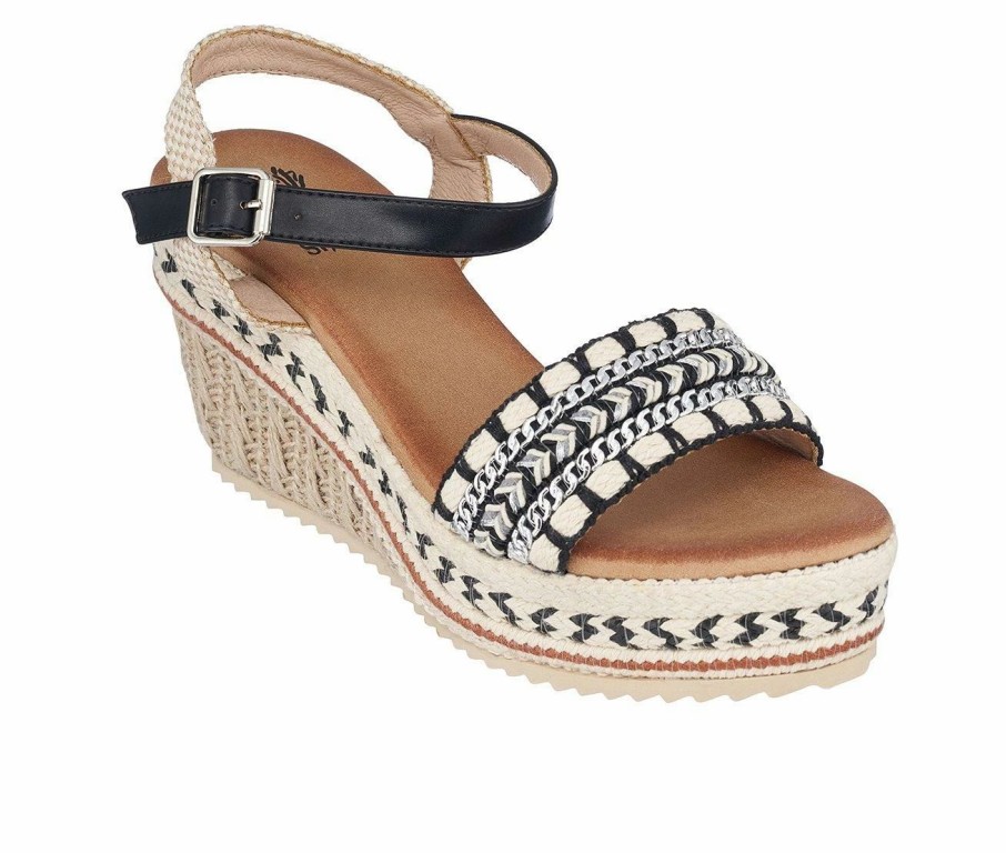 Espadrille Sandals * | Women'S Gc Shoes Cheri Espadrille Wedge Sandals