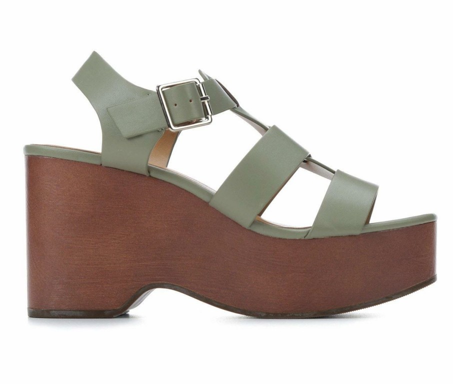 Platform Sandals * | Women'S Y-Not Rumble Platform Wedges