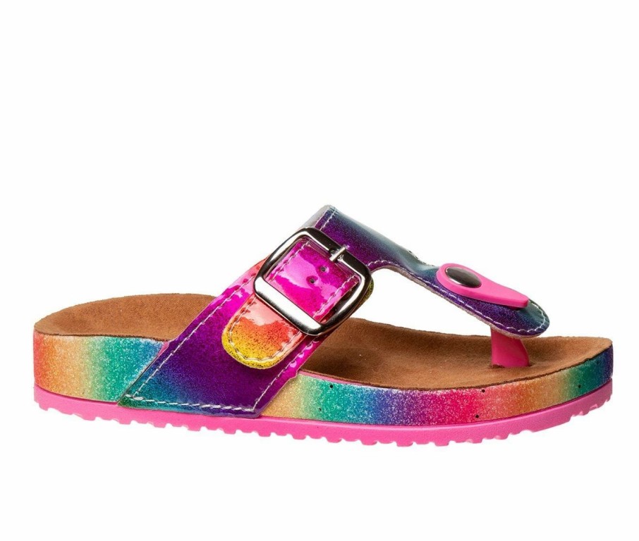 Flat Sandals * | Girls' Kensie Girl Little Kid & Big Kid Cork Sole Sandals