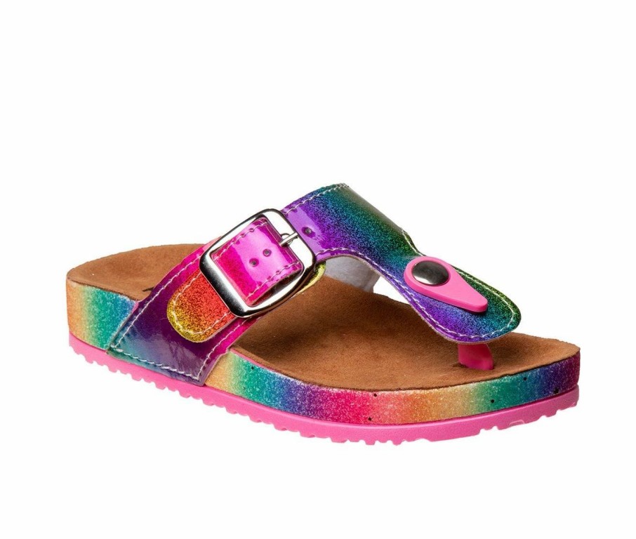 Flat Sandals * | Girls' Kensie Girl Little Kid & Big Kid Cork Sole Sandals