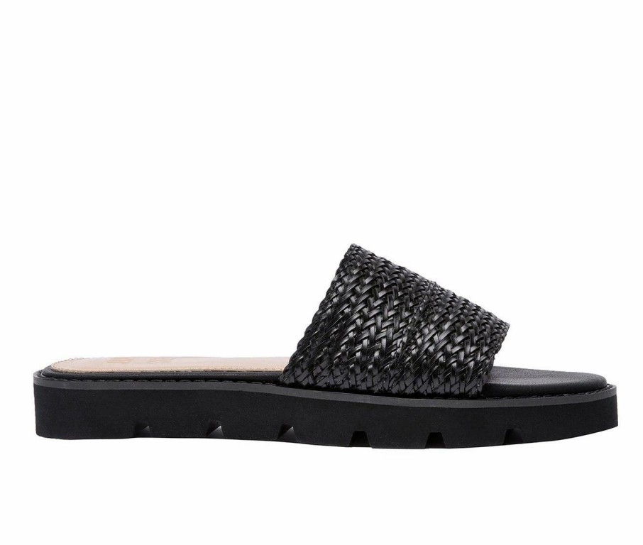 Flat Sandals * | Women'S Jane And The Shoe Alexia Slide Sandals