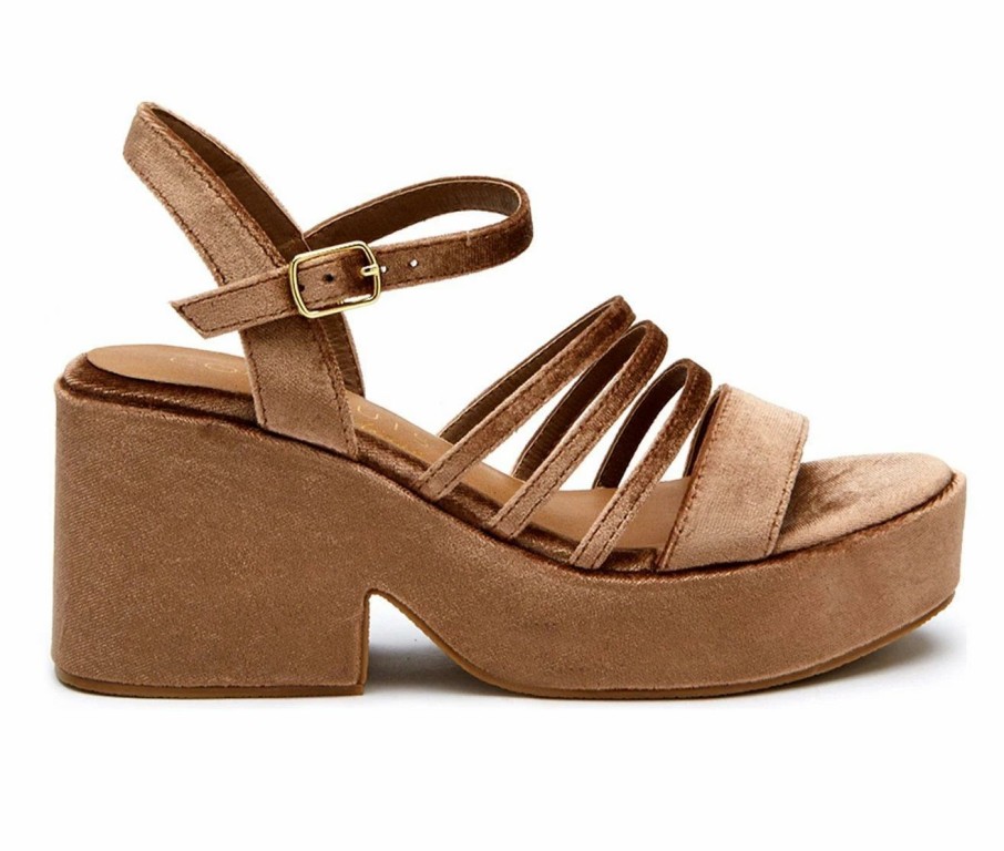 Platform Sandals * | Women'S Coconuts By Matisse Stargaze Platform Wedge Sandals