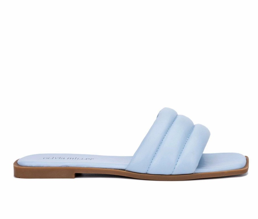 Flat Sandals * | Women'S Olivia Miller Indigo Sandals