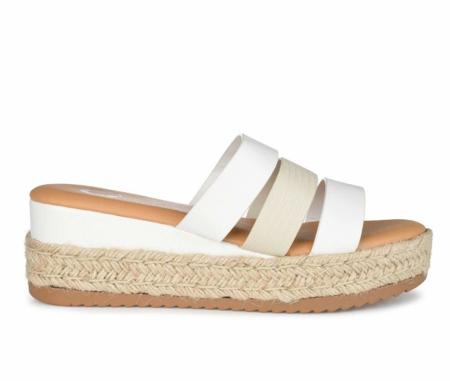 Espadrille Sandals * | Women'S Journee Collection Whitty Espadrille Platform Wedges