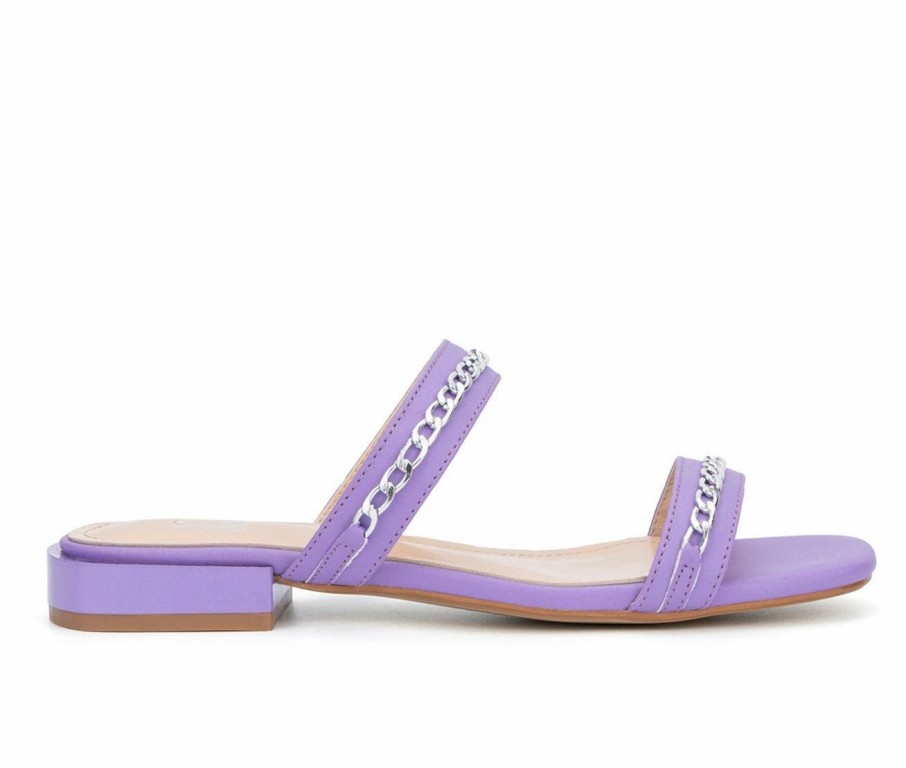 Flat Sandals * | Women'S New York And Company Becki Sandals