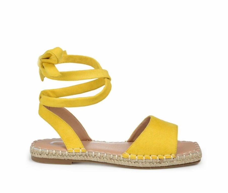 Espadrille Sandals * | Women'S Journee Collection Emelie Espadrille Tie-Up Sandals