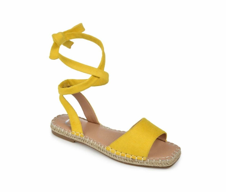 Espadrille Sandals * | Women'S Journee Collection Emelie Espadrille Tie-Up Sandals